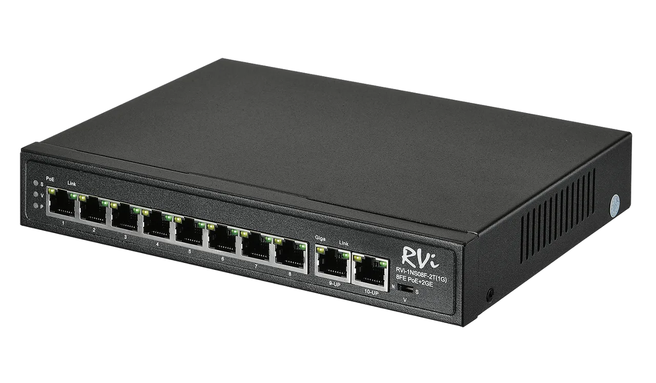 RVI RVI-1NS08F-2T(1G) Коммутатор RVI RVI-1NS08F-2T(1G) Коммутатор